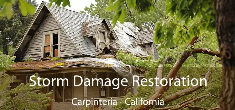 Storm Damage Restoration Carpinteria - California