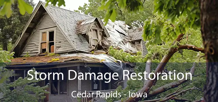 Storm Damage Restoration Cedar Rapids - Iowa