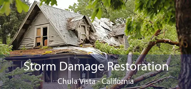 Storm Damage Restoration Chula Vista - California