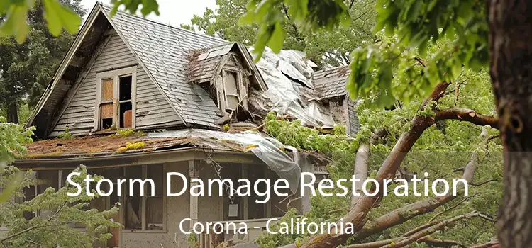 Storm Damage Restoration Corona - California