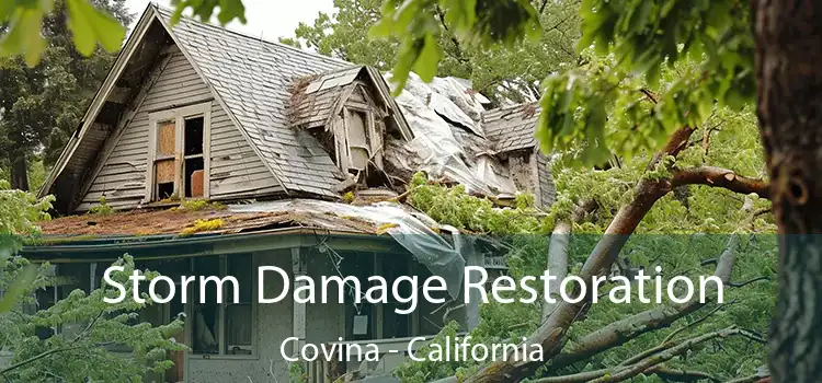 Storm Damage Restoration Covina - California