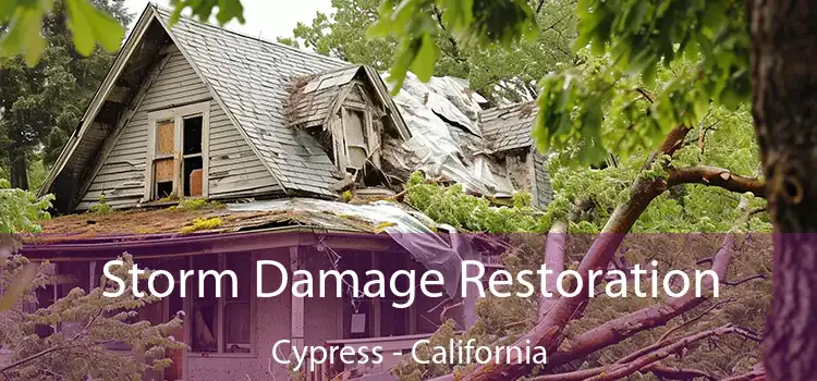 Storm Damage Restoration Cypress - California