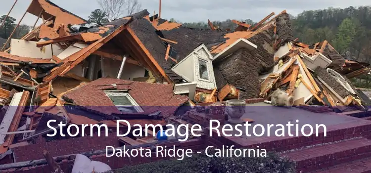 Storm Damage Restoration Dakota Ridge - California
