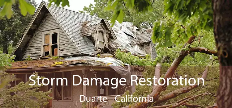 Storm Damage Restoration Duarte - California