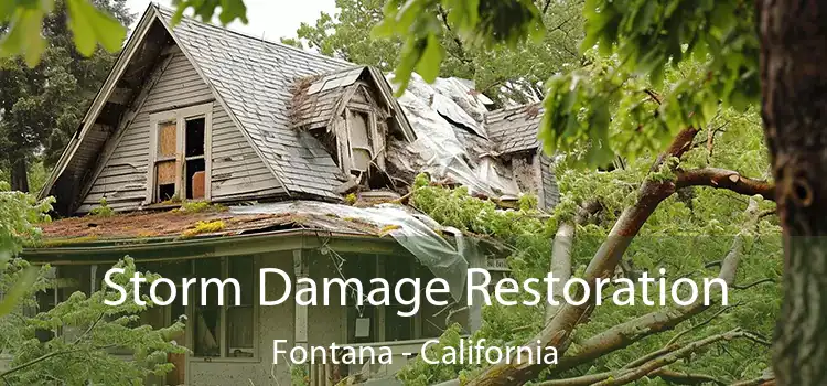 Storm Damage Restoration Fontana - California