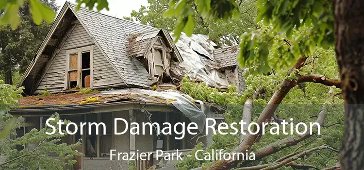 Storm Damage Restoration Frazier Park - California