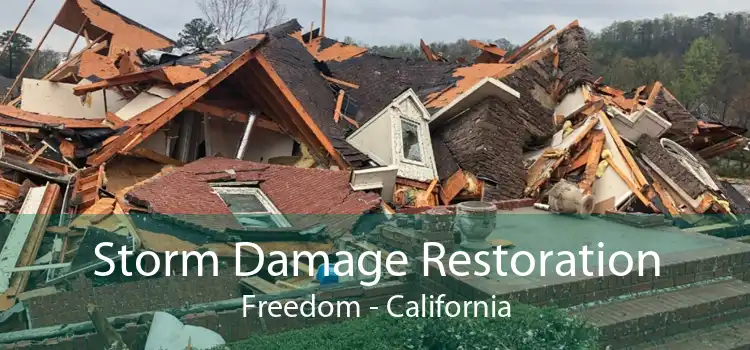 Storm Damage Restoration Freedom - California