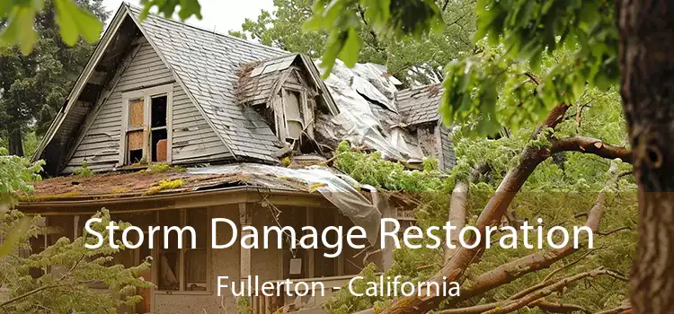 Storm Damage Restoration Fullerton - California