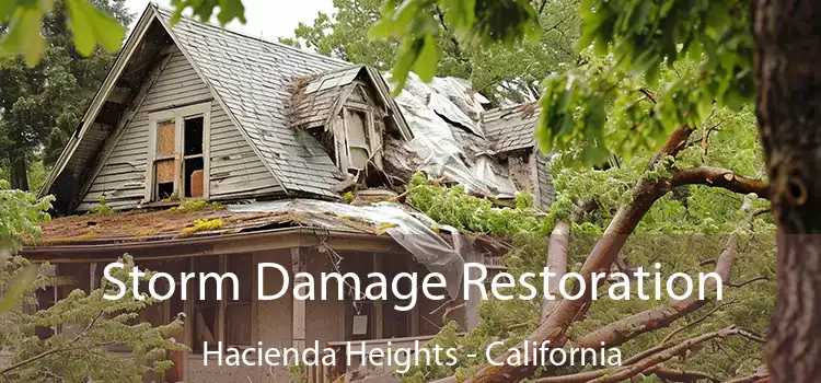 Storm Damage Restoration Hacienda Heights - California