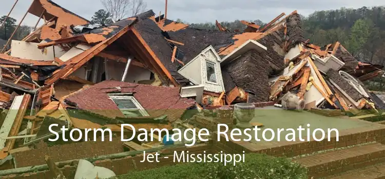 Storm Damage Restoration Jet - Mississippi