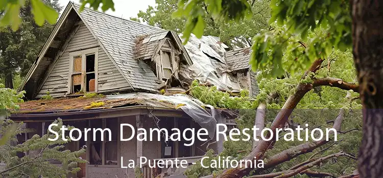 Storm Damage Restoration La Puente - California