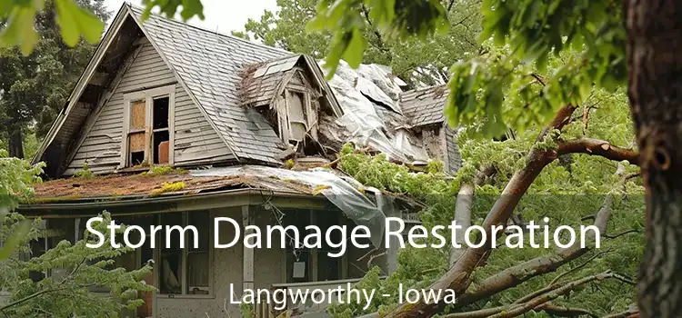 Storm Damage Restoration Langworthy - Iowa