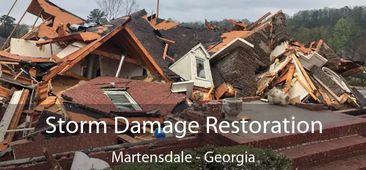 Storm Damage Restoration Martensdale - Georgia