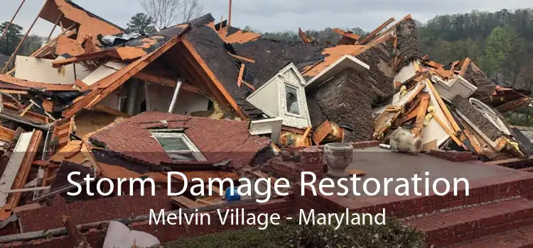 Storm Damage Restoration Melvin Village - Maryland