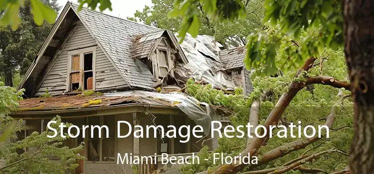 Storm Damage Restoration Miami Beach - Florida