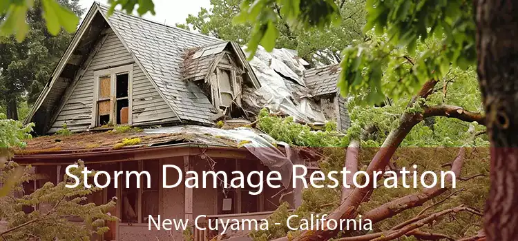 Storm Damage Restoration New Cuyama - California