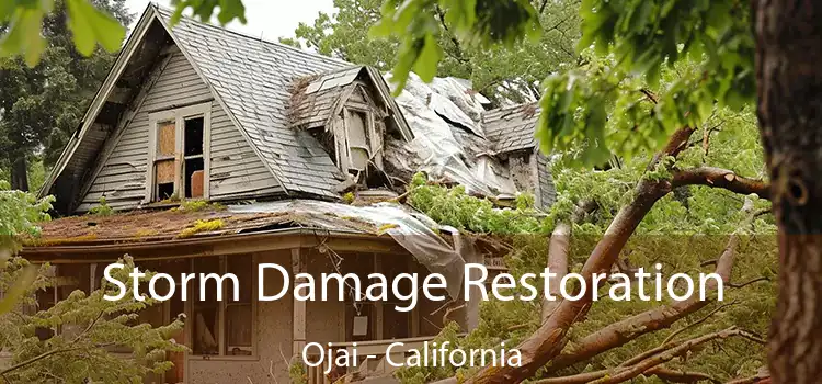 Storm Damage Restoration Ojai - California