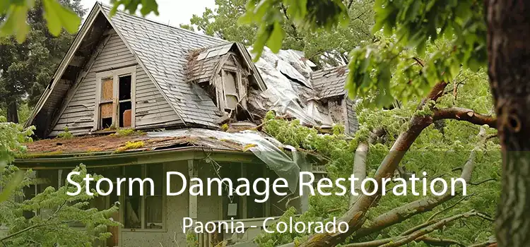 Storm Damage Restoration Paonia - Colorado