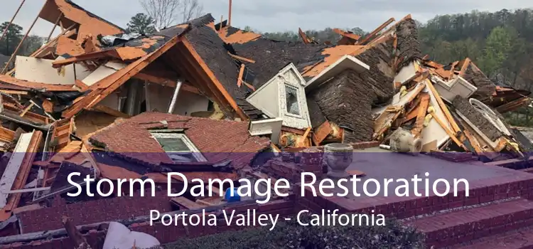 Storm Damage Restoration Portola Valley - California