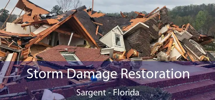 Storm Damage Restoration Sargent - Florida