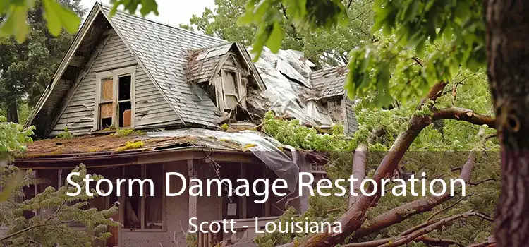 Storm Damage Restoration Scott - Louisiana