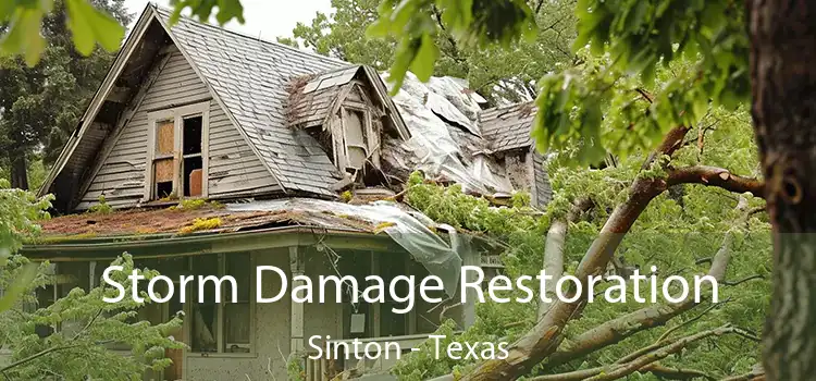 Storm Damage Restoration Sinton - Texas