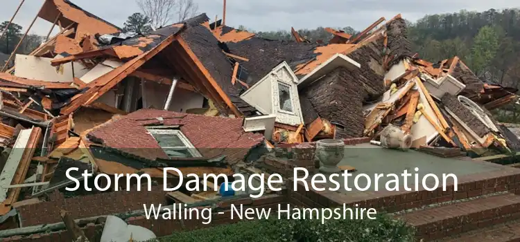 Storm Damage Restoration Walling - New Hampshire