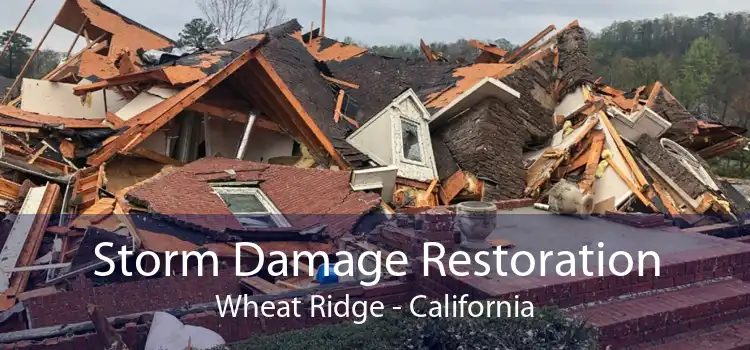 Storm Damage Restoration Wheat Ridge - California