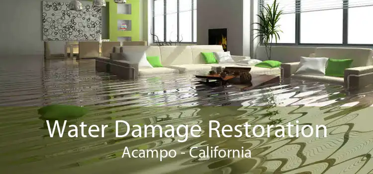 Water Damage Restoration Acampo - California