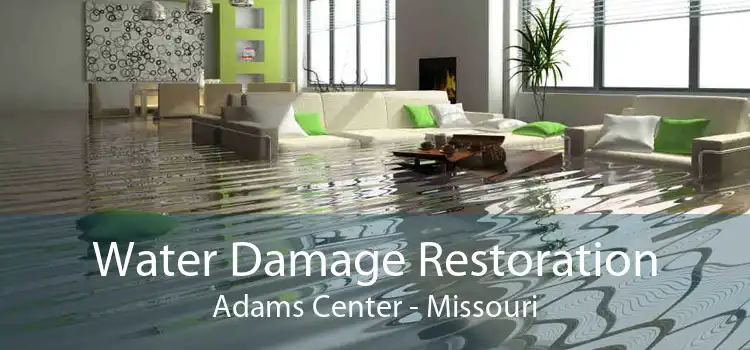 Water Damage Restoration Adams Center - Missouri