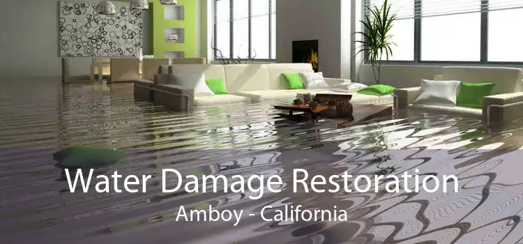 Water Damage Restoration Amboy - California