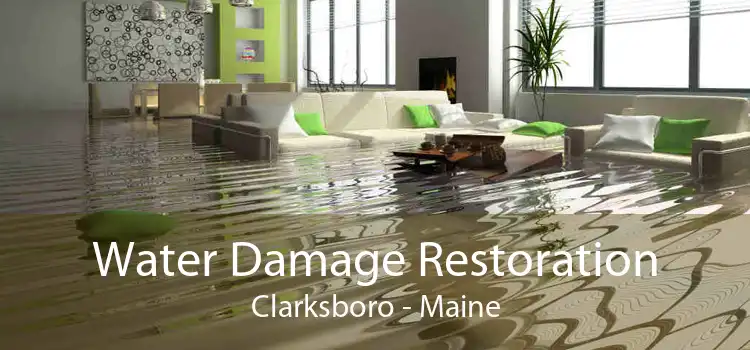 Water Damage Restoration Clarksboro - Maine