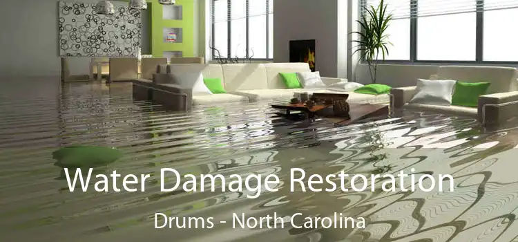 Water Damage Restoration Drums - North Carolina