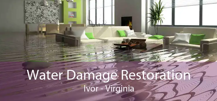 Water Damage Restoration Ivor - Virginia