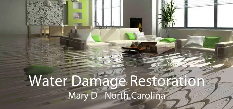 Water Damage Restoration Mary D - North Carolina