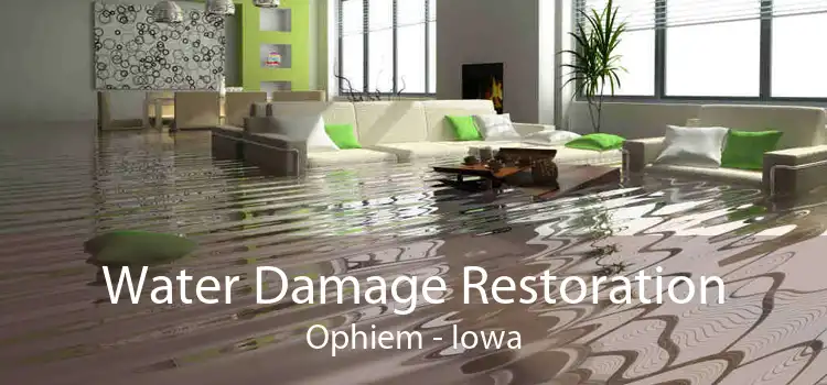 Water Damage Restoration Ophiem - Iowa