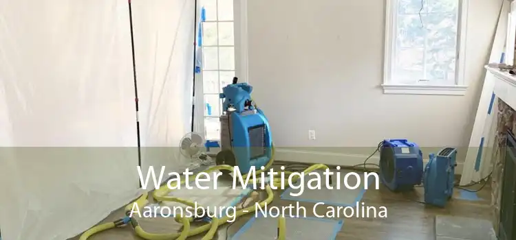 Water Mitigation Aaronsburg - North Carolina