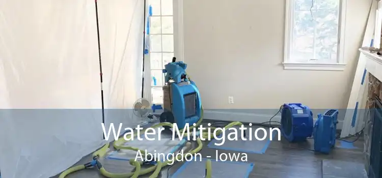 Water Mitigation Abingdon - Iowa