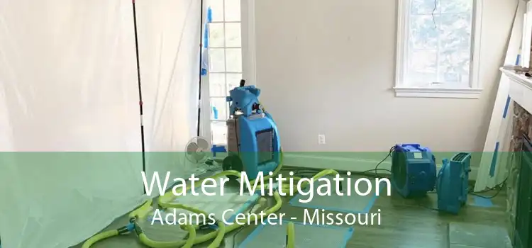 Water Mitigation Adams Center - Missouri