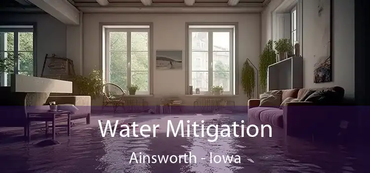 Water Mitigation Ainsworth - Iowa