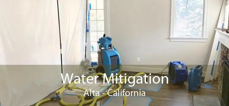 Water Mitigation Alta - California