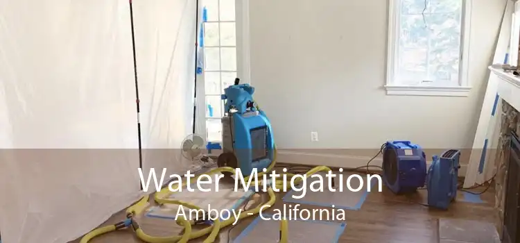 Water Mitigation Amboy - California