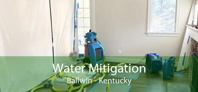 Water Mitigation Ballwin - Kentucky