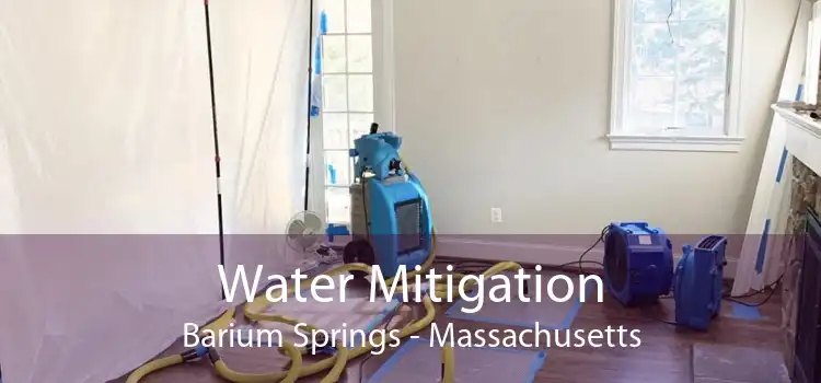 Water Mitigation Barium Springs - Massachusetts