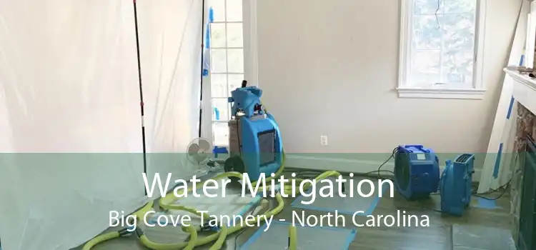 Water Mitigation Big Cove Tannery - North Carolina