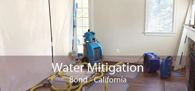 Water Mitigation Bond - California