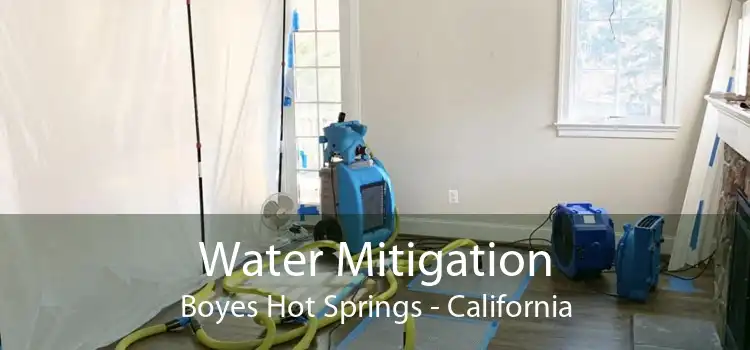 Water Mitigation Boyes Hot Springs - California