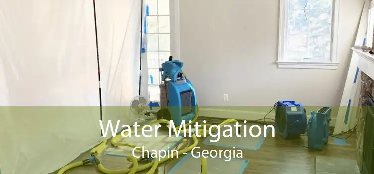 Water Mitigation Chapin - Georgia
