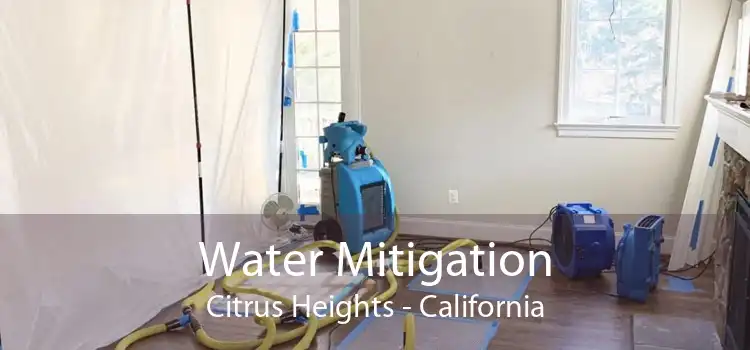 Water Mitigation Citrus Heights - California