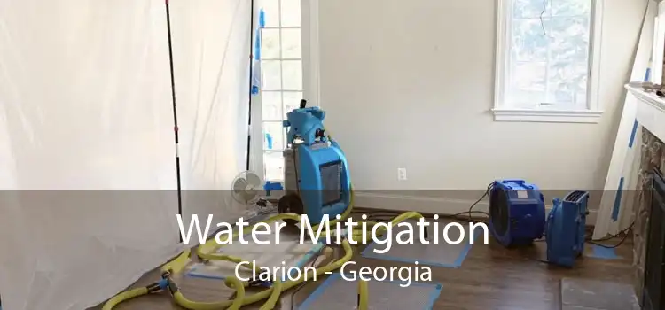 Water Mitigation Clarion - Georgia